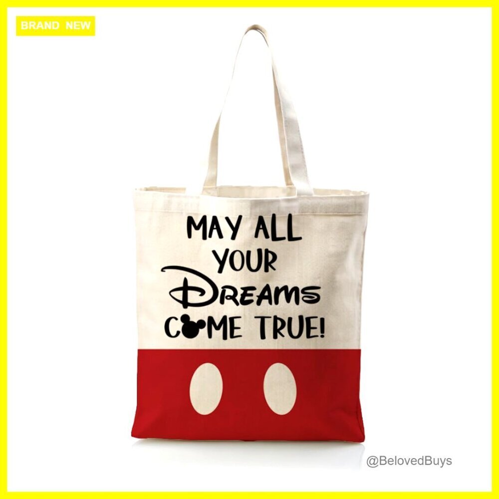 Canvas Tote Bag Reusable Casual Hobo Style 15.7x11.8 Inches